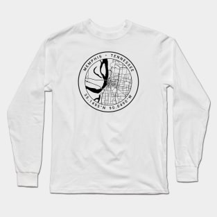 Memphis Map Long Sleeve T-Shirt